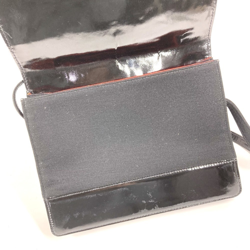 CHANEL Vintage Black Leather Logo Shoulder Bag - Picture 15 of 16